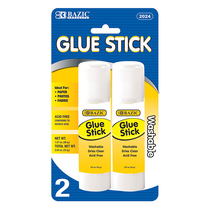 36G / 1.27 Oz JUMBO Glue Stick (2/Pack)
