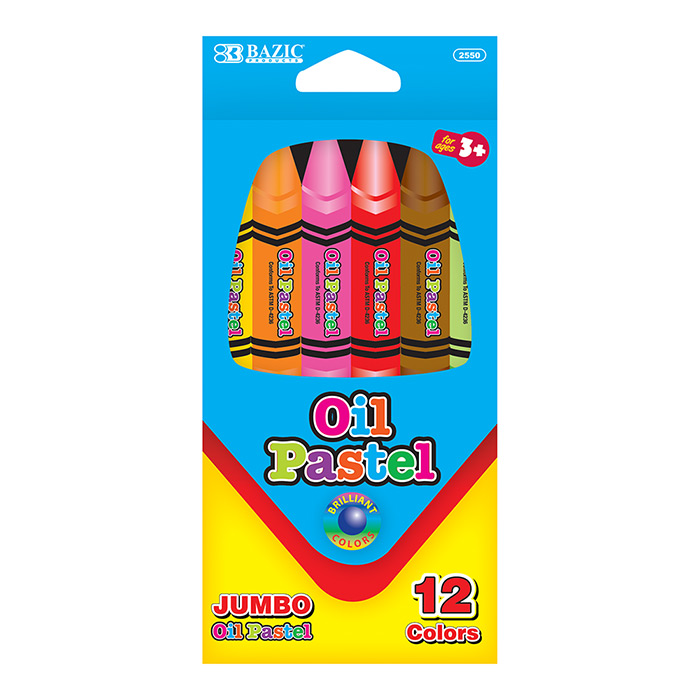 12 Color JUMBO Oil Pastel