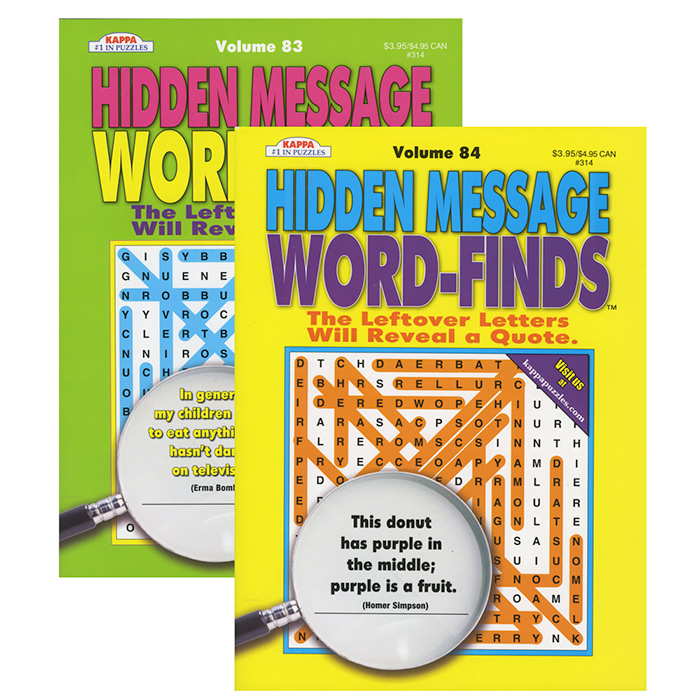 Kappa Hidden Message Word Finds Book