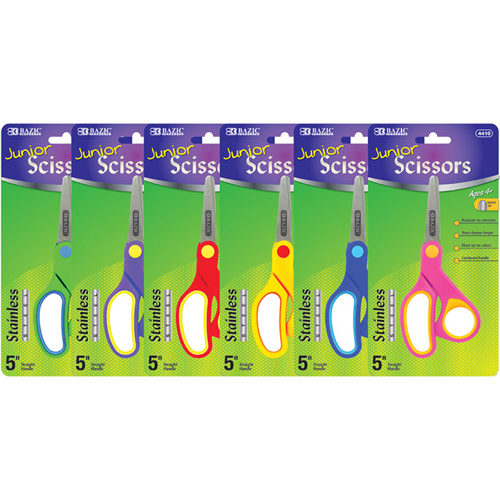 ''5'''' Soft Grip Blunt Tip Stainless STEEL Scissors''
