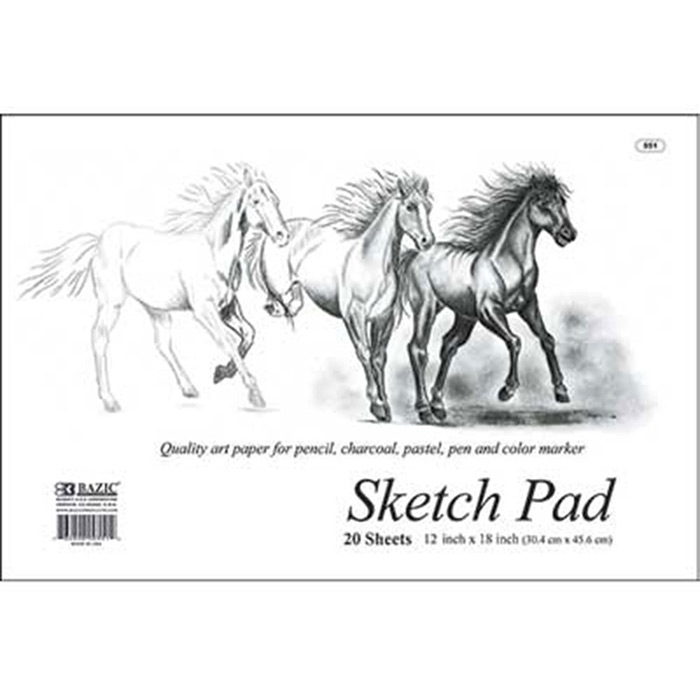 ''20 CT. 18'''' X 12'''' Premium Sketch Pad''