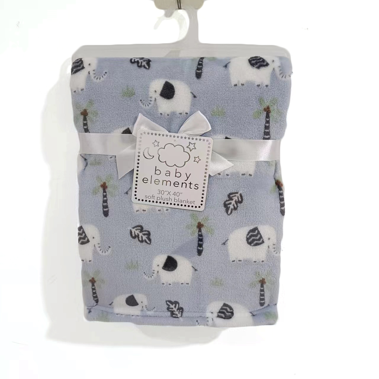 ''30'''' x 40'''' Soft Plush Printed BLANKETS - Elephant Print''