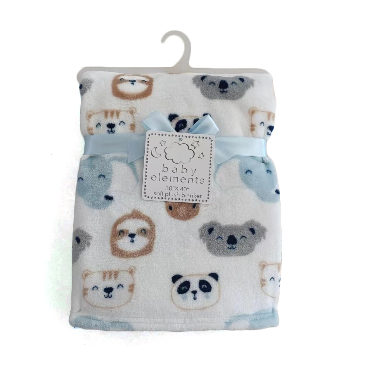 ''30'''' x 40'''' Soft Plush Printed BLANKETS - Zoo Animal Print''