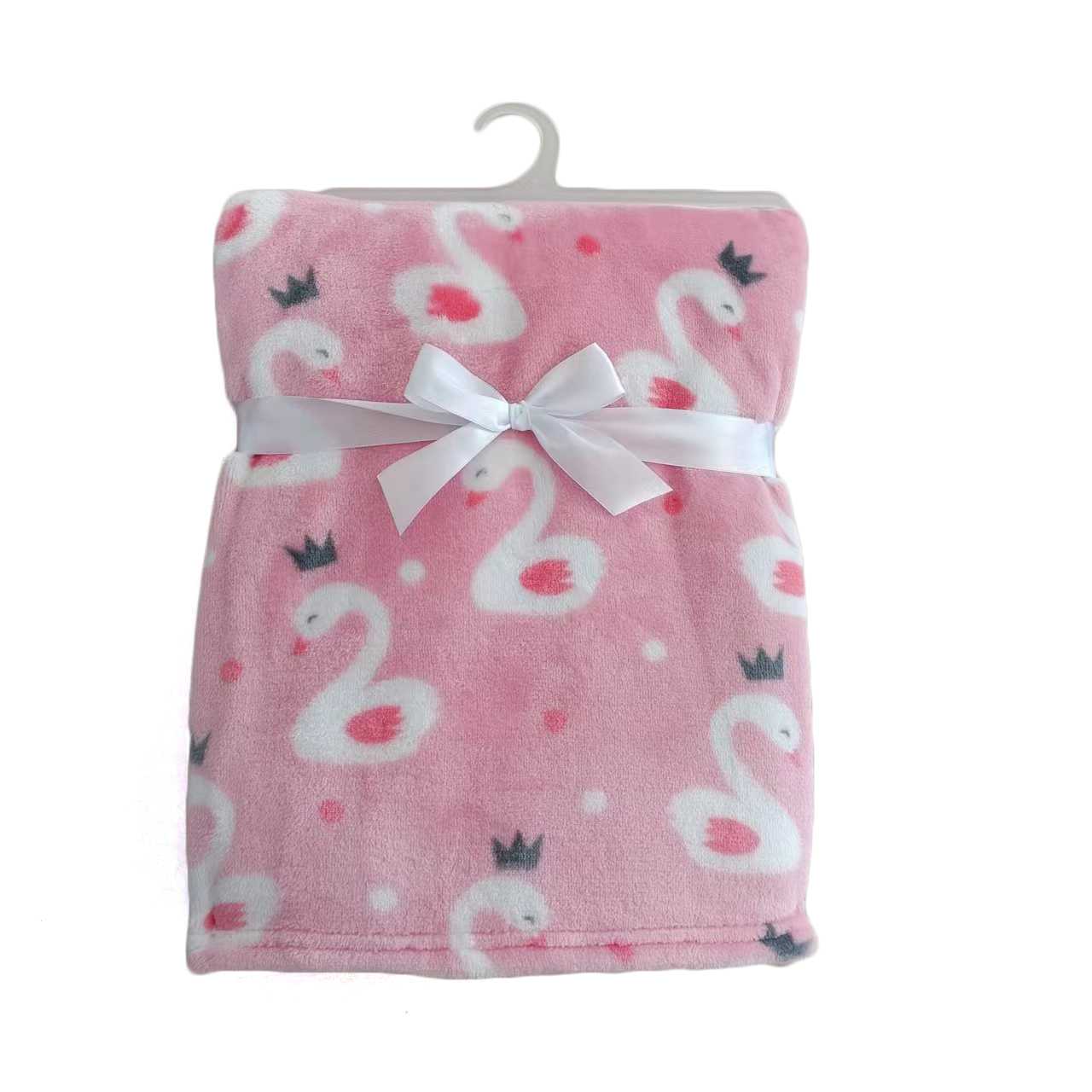 ''30'''' x 40'''' Soft Plush Printed BLANKETS - Swan Print''