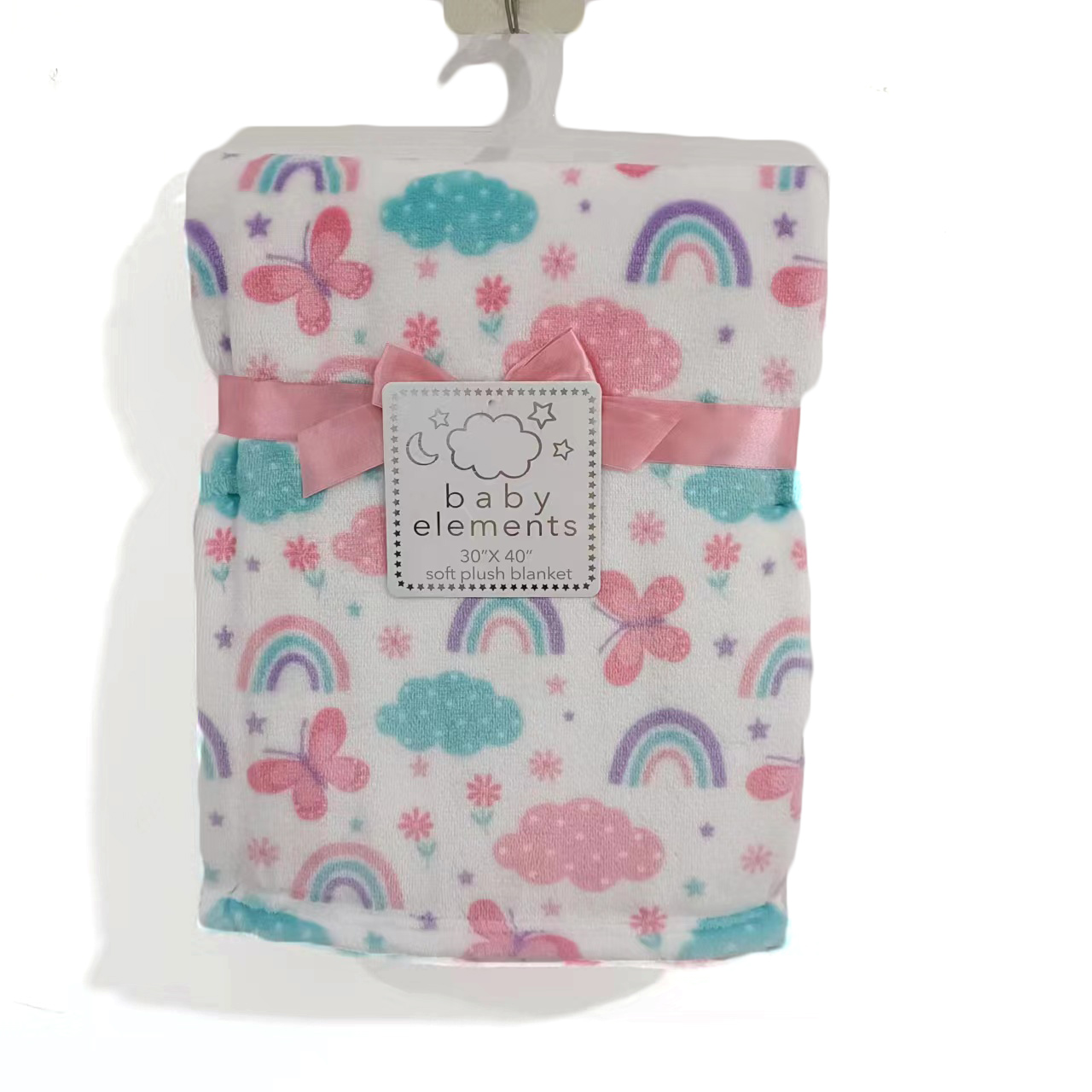 ''30'''' x 40'''' Soft Plush Printed Blankets - RAINBOW & Butterfly Print''