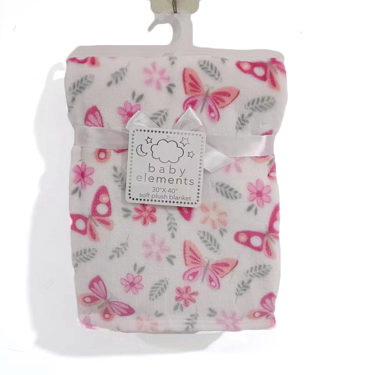 ''30'''' x 40'''' Soft Plush Printed BLANKETS - Butterfly & Floral Print''