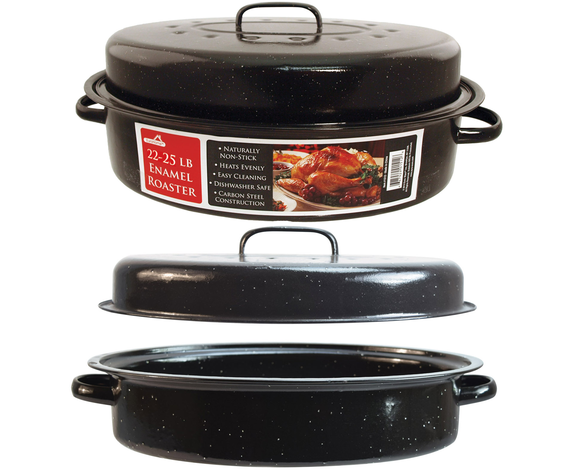 25lb Oval EnamEl Cooking RoastEr Pans