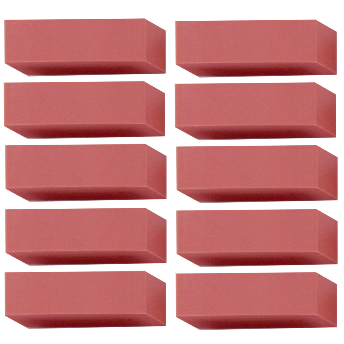 500 CT. Pink Wedge Erasers