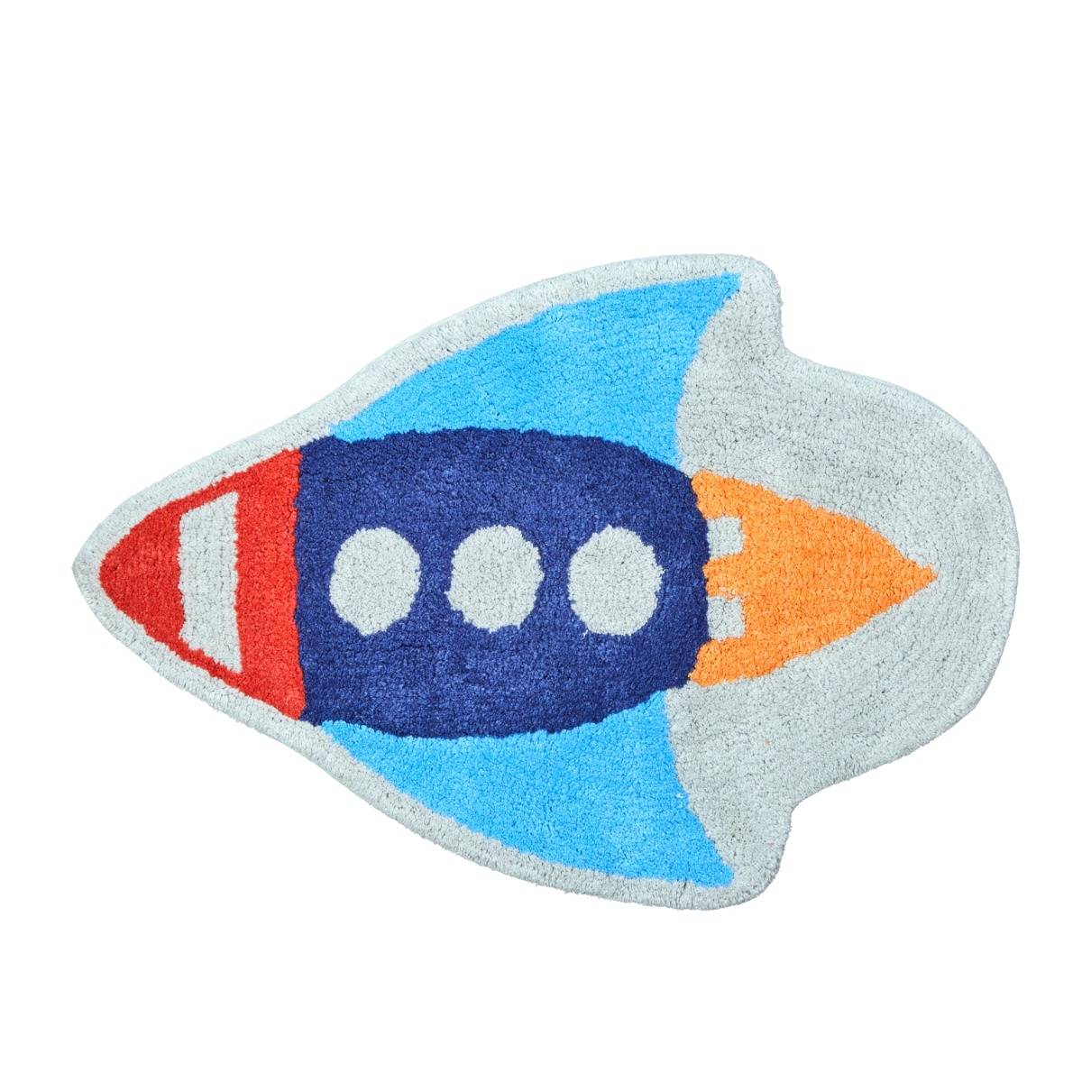 30 X 20 Space Rocket Ship Bedroom & Bathroom Rugs