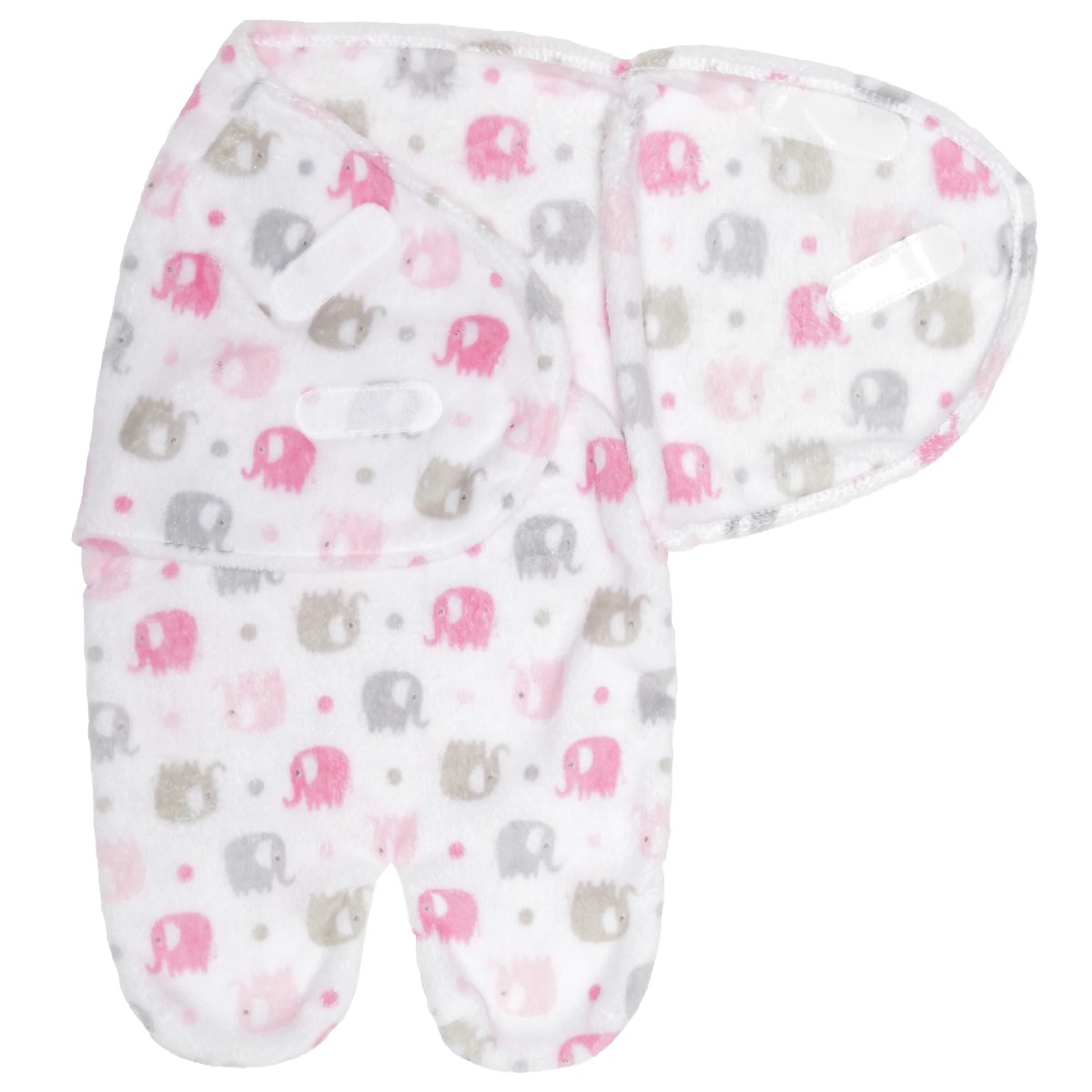 Baby SwaddlE BlankEt Wrap for Girls - Pink ElEphant