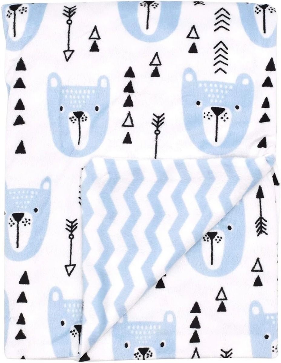 Baby Blanket - Blue Bear