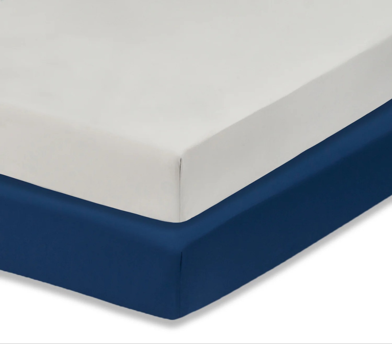 Navy & Gray Fitted Crib SHEETS - 2-Pack