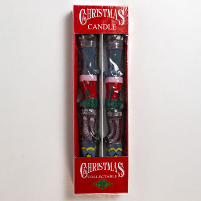 CHRISTMAS Candles Stocking Pile-on 2pk