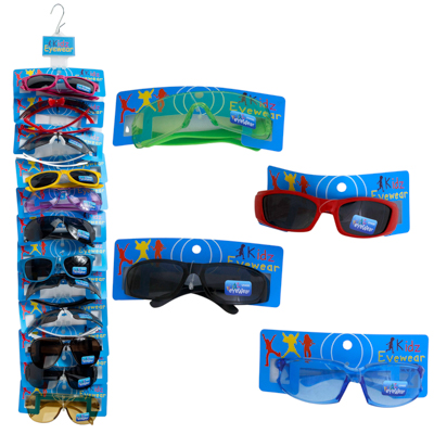 SUNGLASSES Childrens Assortedon Mdse Strip #ka-pvc