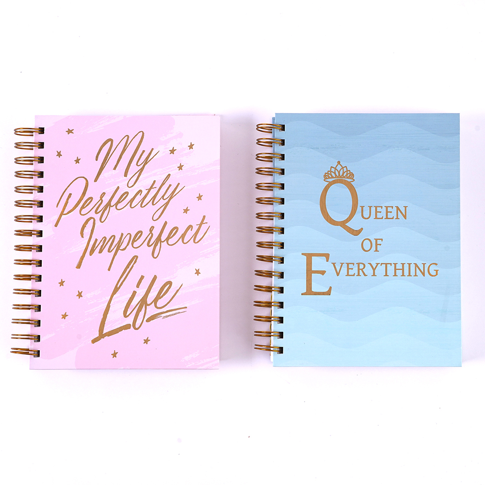 160-Sheet JUMBO Spiral Embroidered Journals w/ Royal Life Print