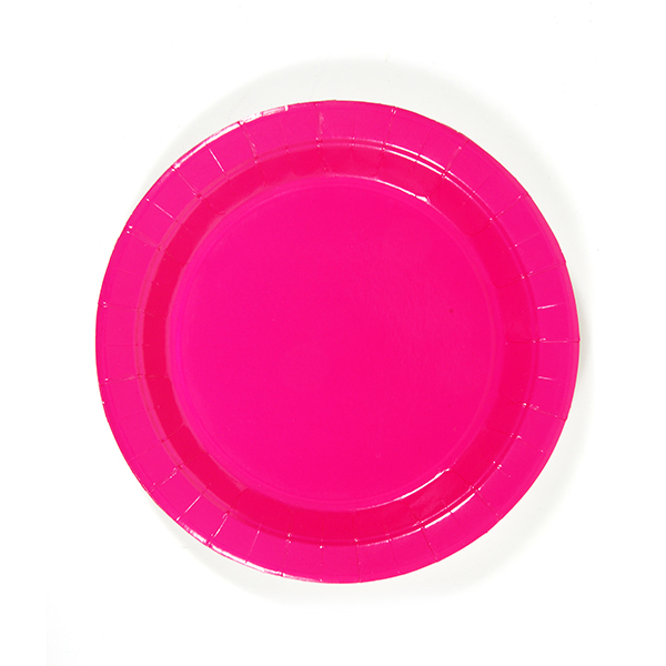''9'''' Disposable Paper PLATES - 8-Pack - Pink''