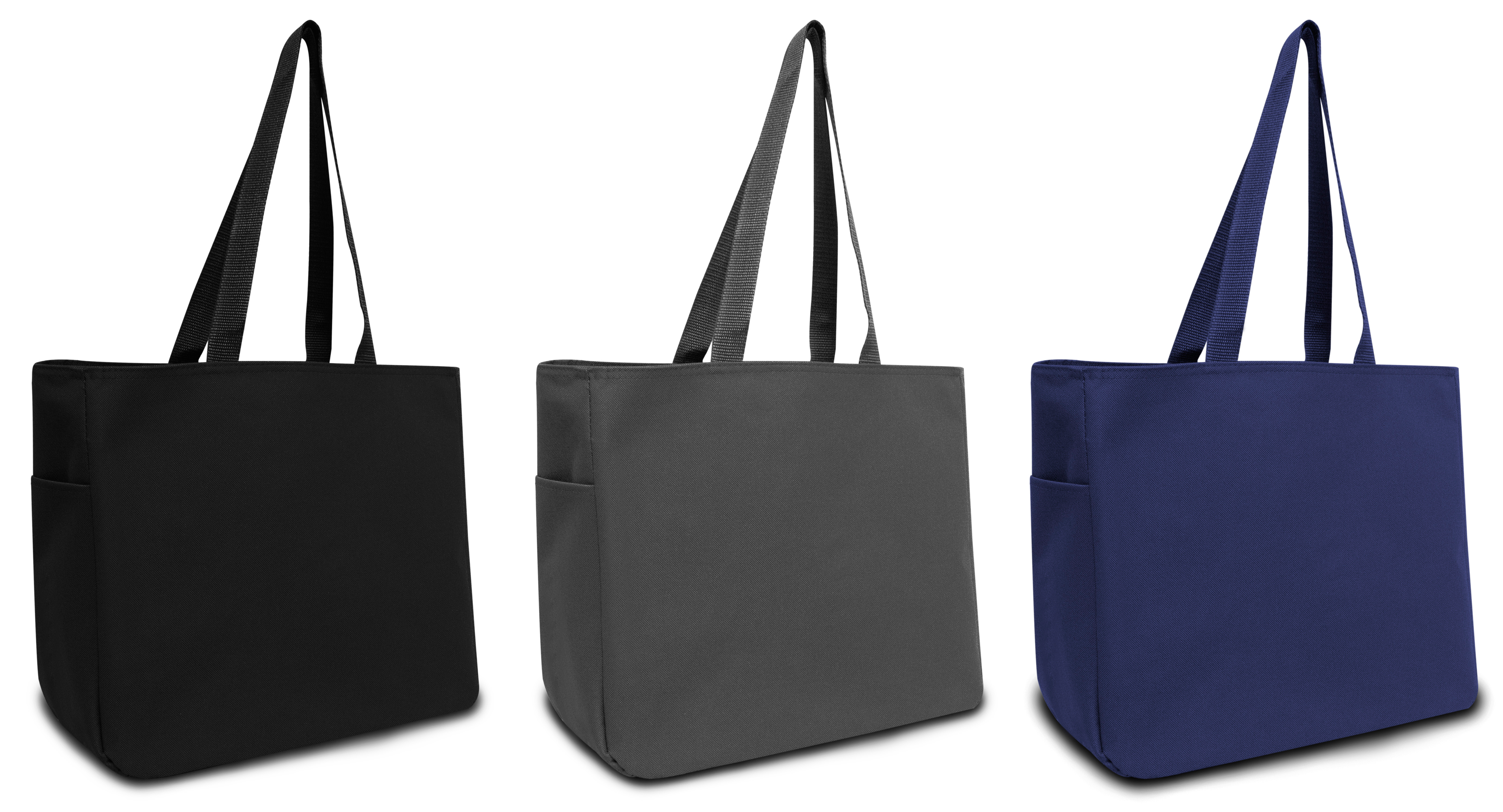 ''12'''' Deluxe TOTE BAGs w/ Side Storage Pocket''
