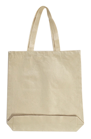 ''15'''' Cotton Canvas Gusseted TOTE BAGs - Natural''