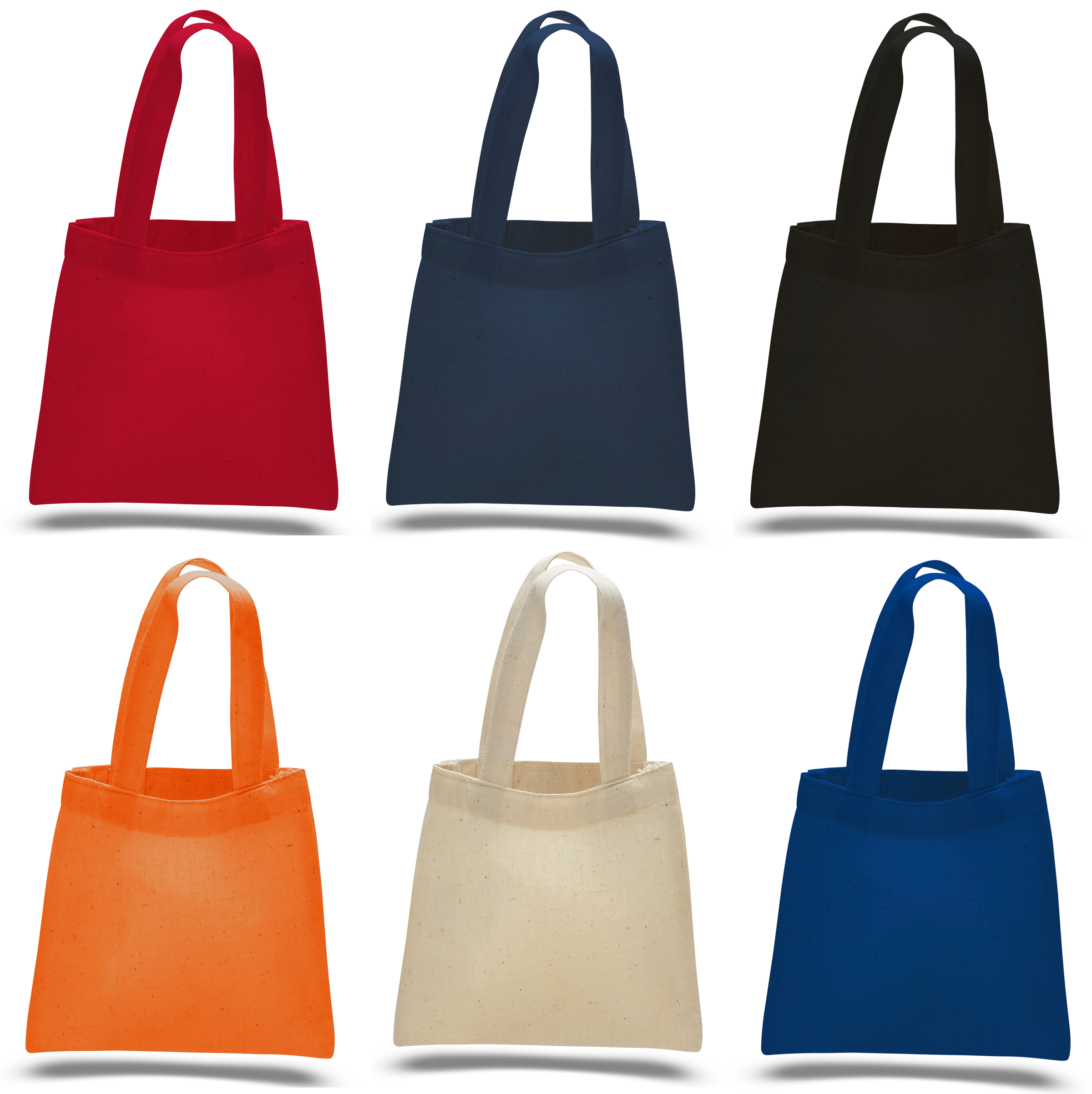 ''6'''' Mini Tote BAGS w/ Bottom Gusset''