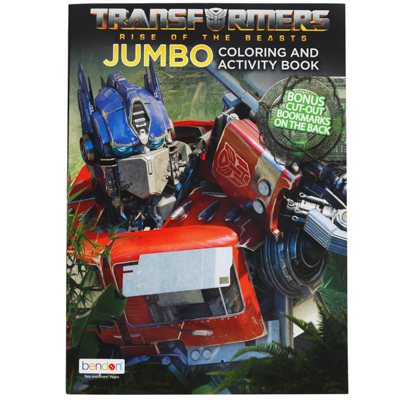 COLORING BOOK Transformers In 24pc Display Box