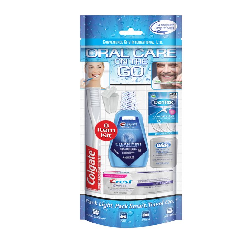 Travel DENTAL Hygiene Convenience Kits - 8 pc.