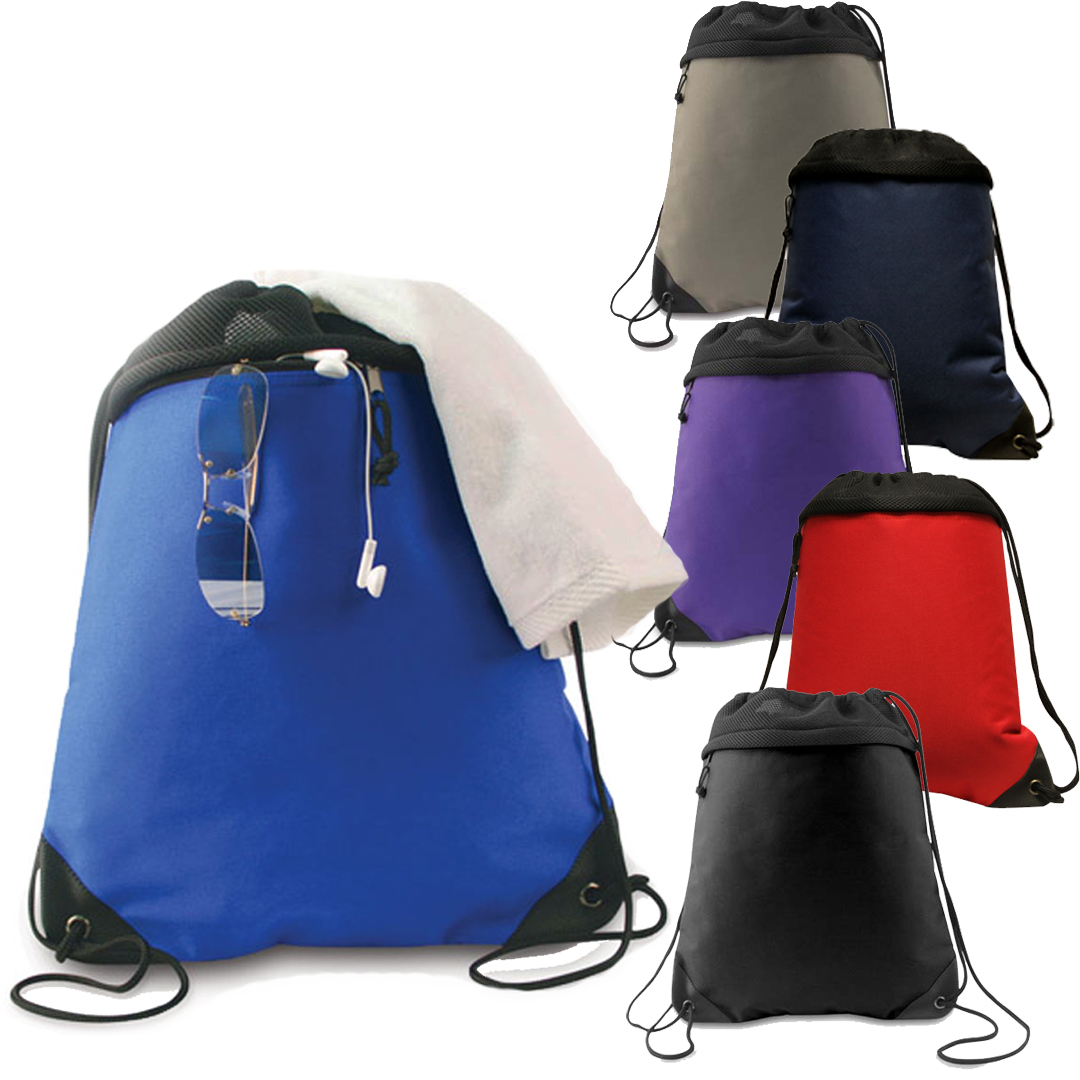 ''Coast to Coast Drawstring Backpacks - 14''''''