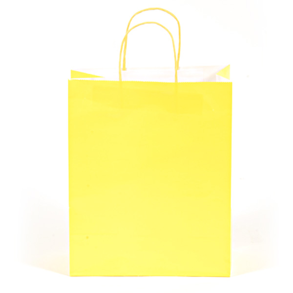 Euro Medium Neon Yellow GIFT Bags