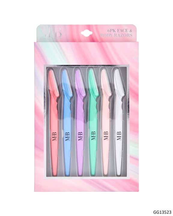 MHB (Must Have Beauty) Premium Face & Body RAZOR Set - 6-Pack