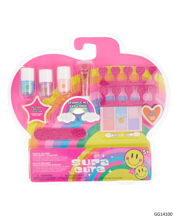 Be Happy Make-Up Clamshell Set