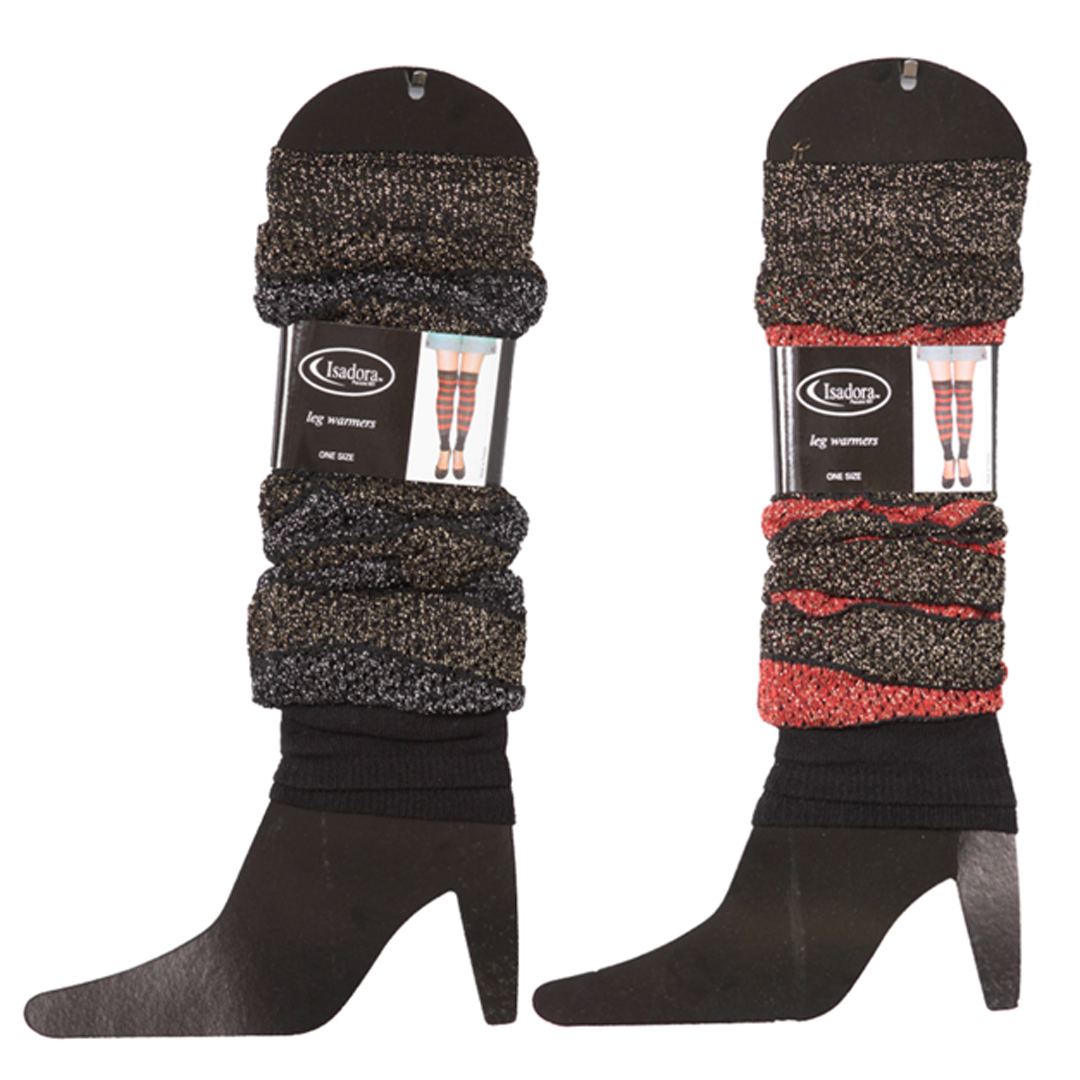 Lurex Stripe LEG WARMERS