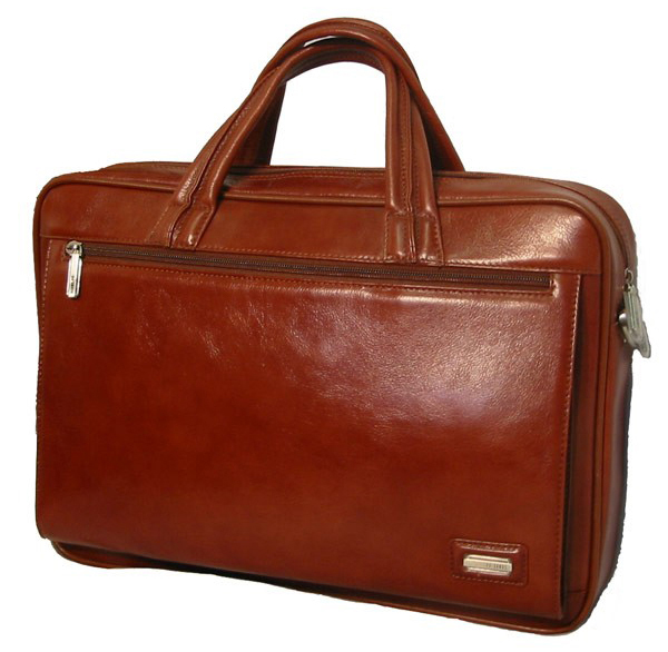 Full Grain LEATHER Executive Portfolio Briefcase