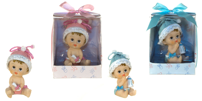 Baby Holding onto Bottle Poly RESIN