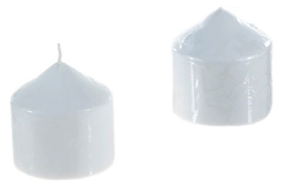 ''3''''x3'''' Dome TOP Aerated Unscented Pillar Candle''