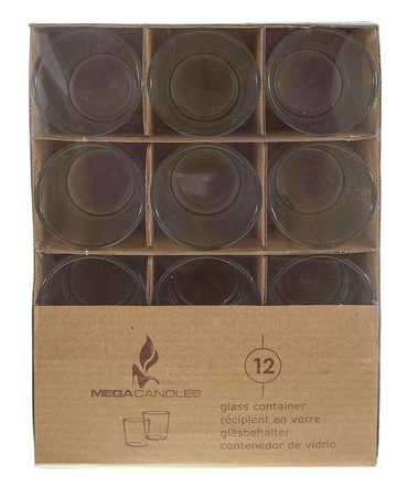 Glass Container w/ Brown Box