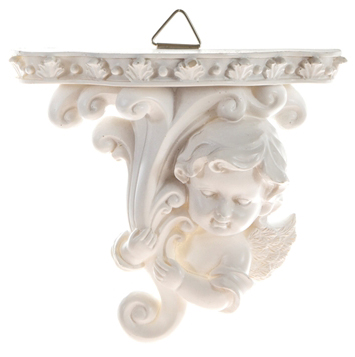 ANGEL Holding onto Balcony Wall Plaque