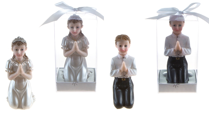 Baby St. Judas Poly Resin Candle Set w/ GIFT Box