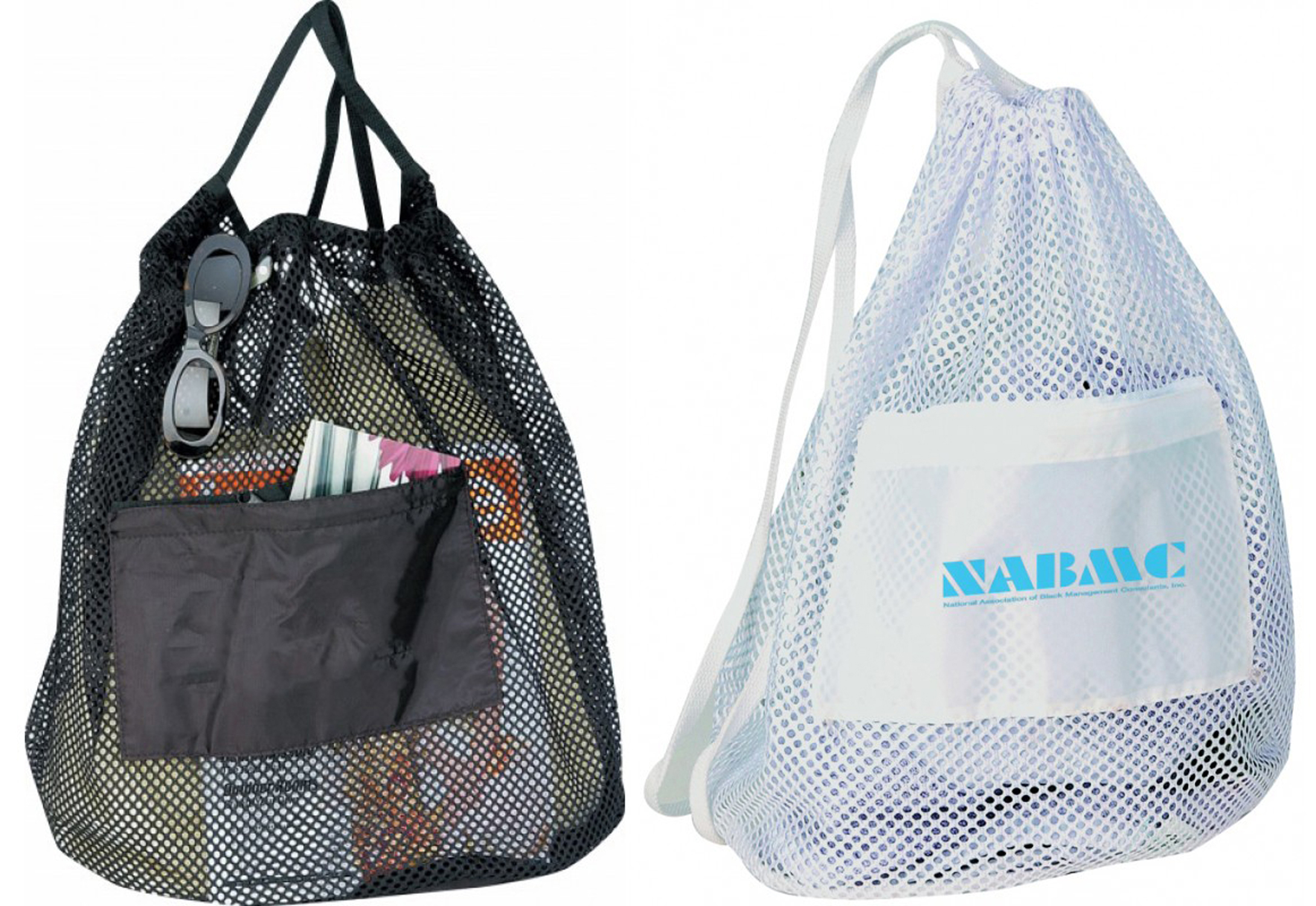 ''14'''' Nylon Drawstring Mesh TOTE BAGs''