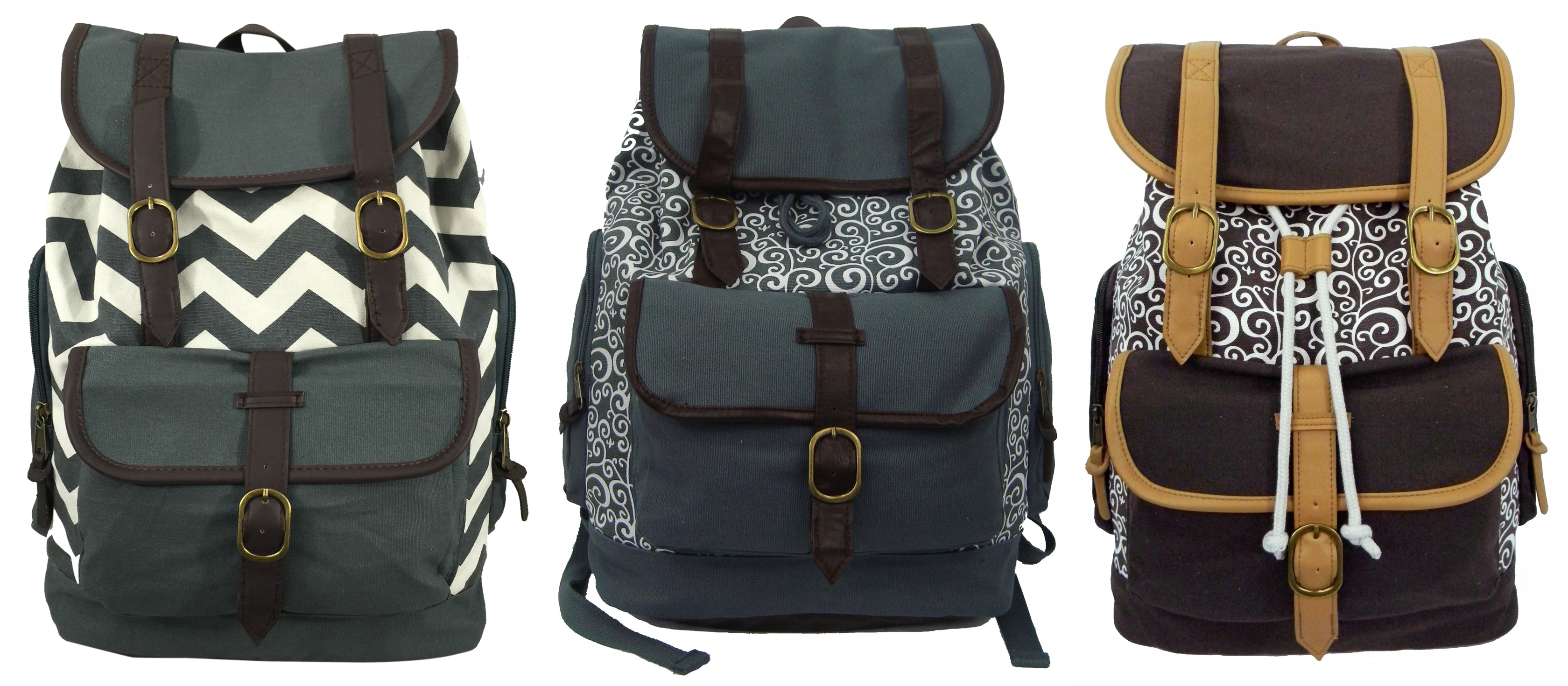 ''18'''' Printed Canvas COMPUTER Backpacks''