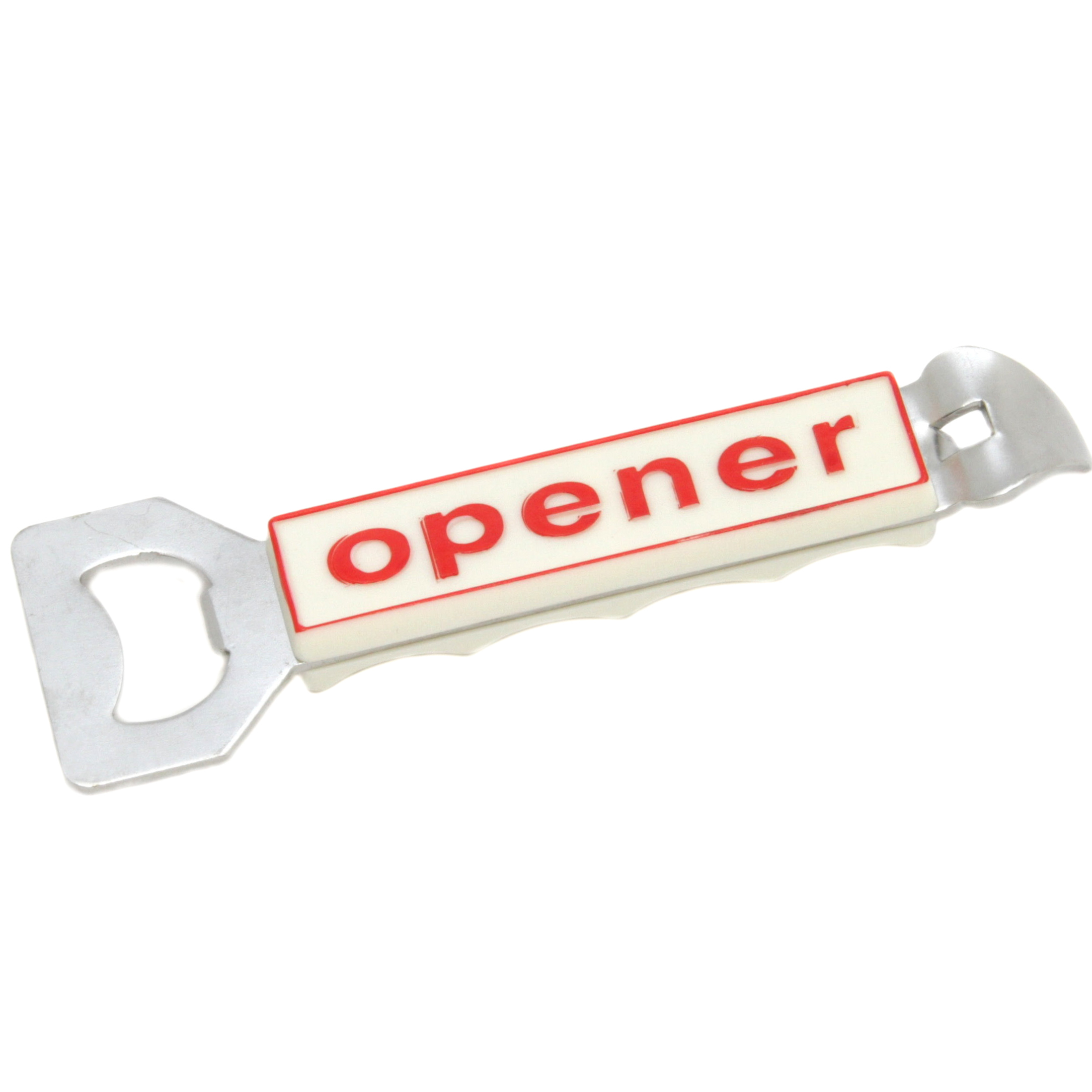 Plastic Grip Bottle Opener & Can Tappers