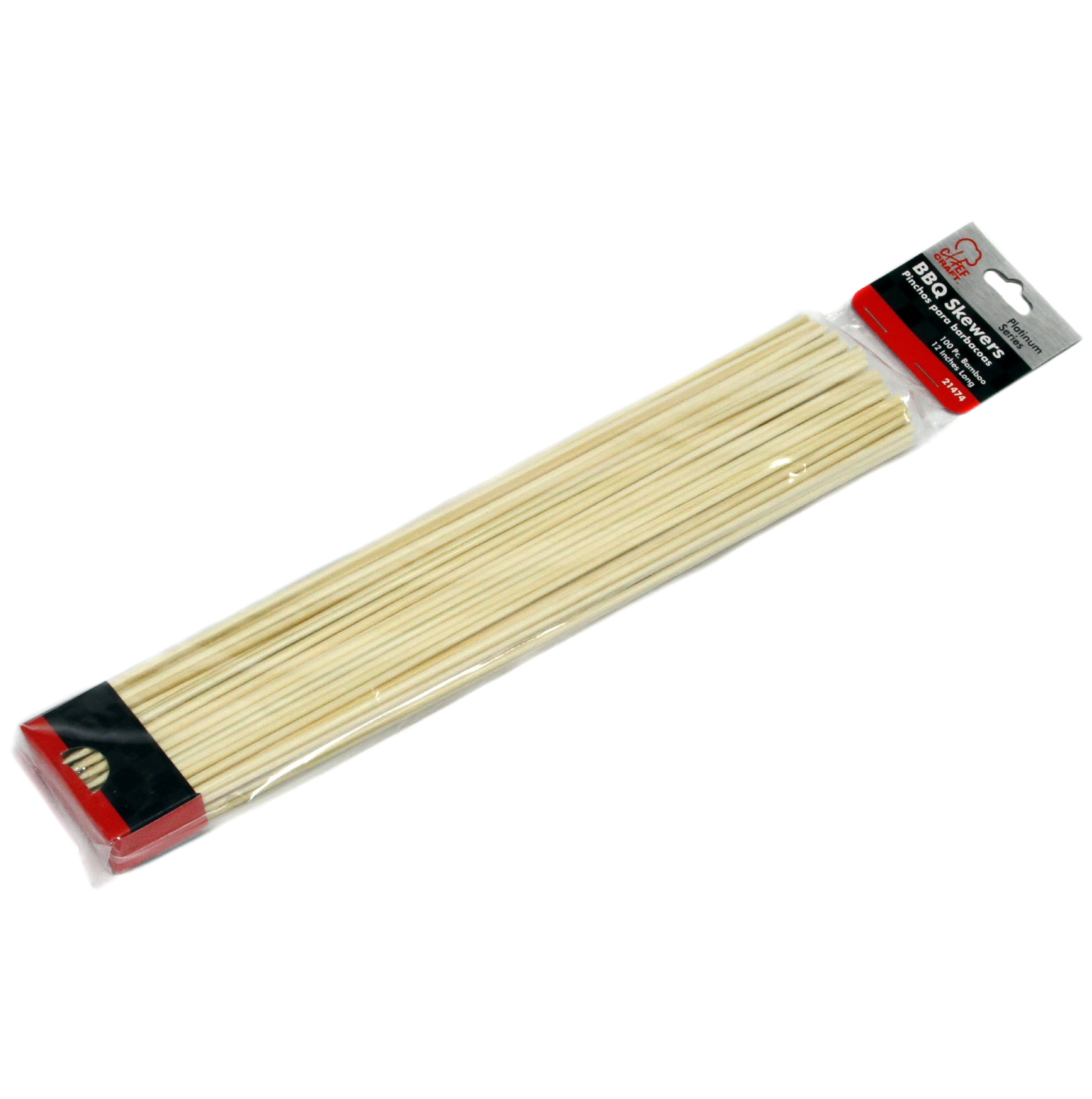 ''12'''' BAMBOO Skewers - 100-Packs''