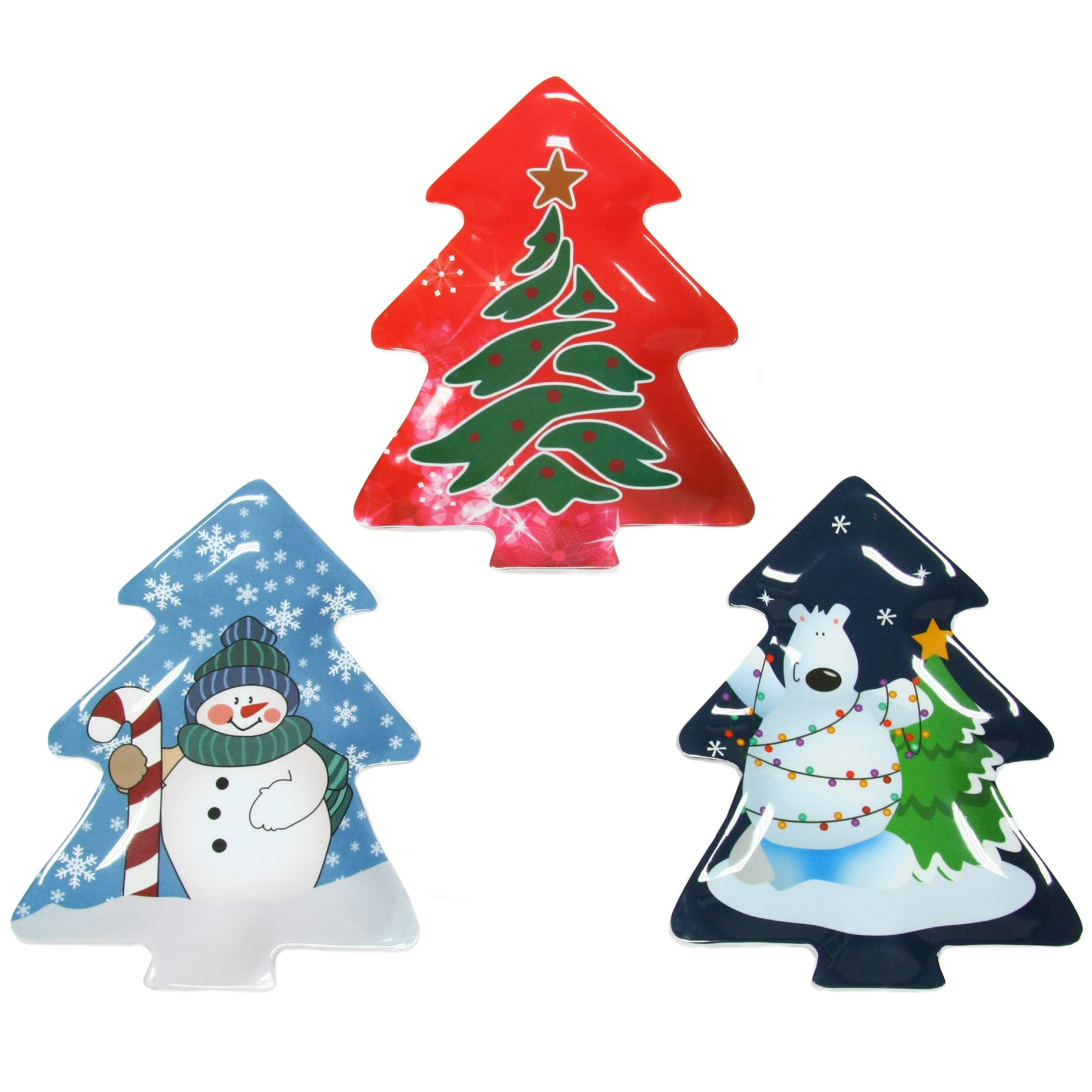 Assorted Tree Shaped PLATES