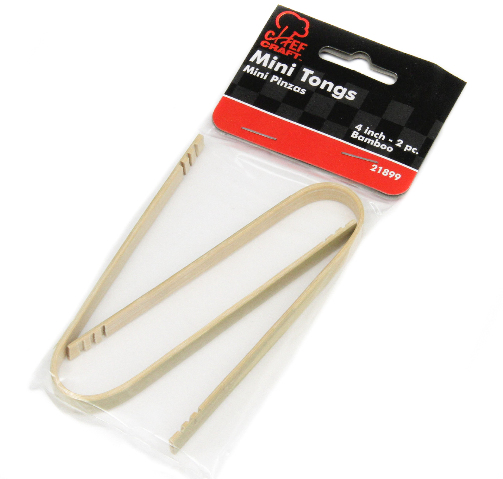 ''4'''' Bamboo Tong - 2-Packs''