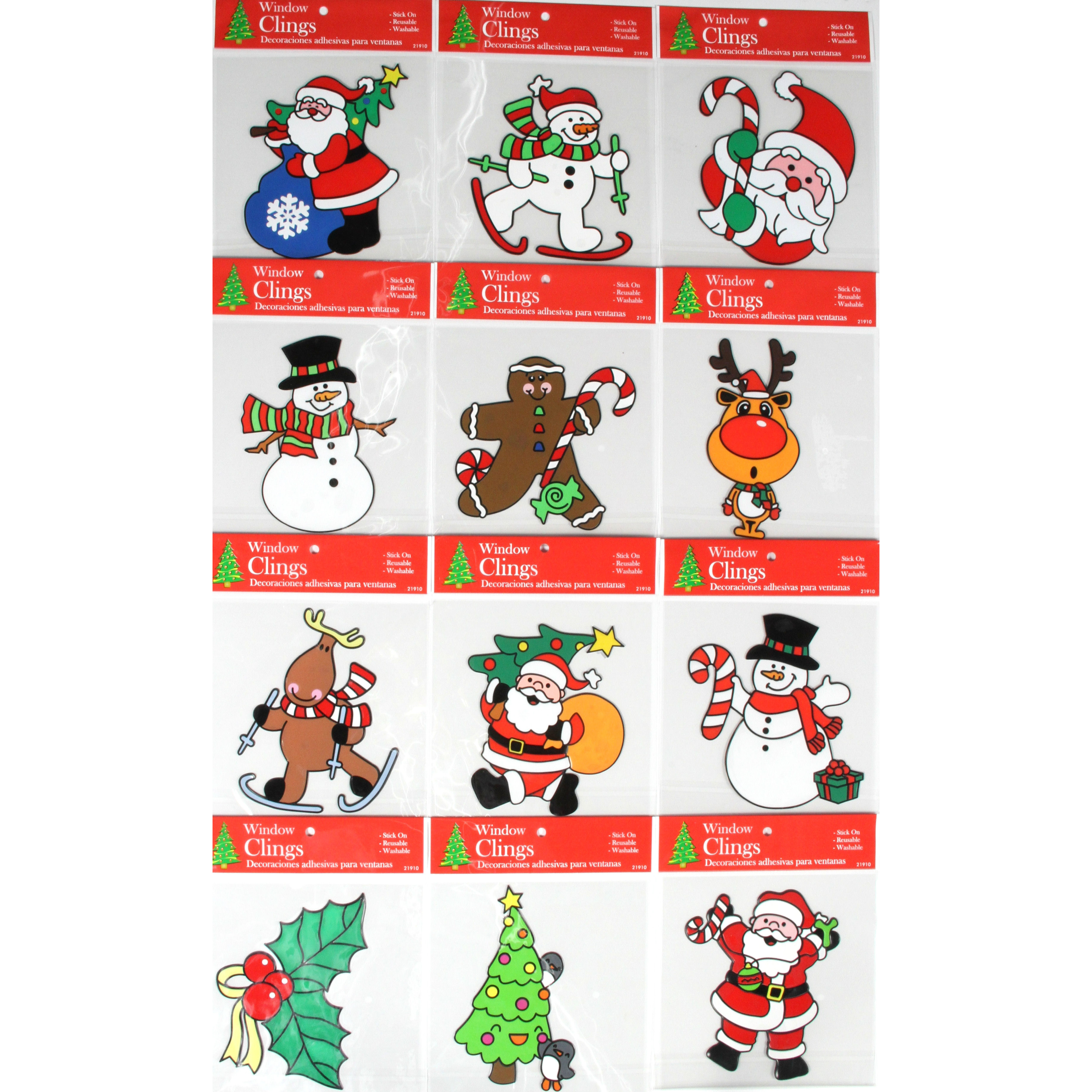 ChriStmaS Window PVC ClingS