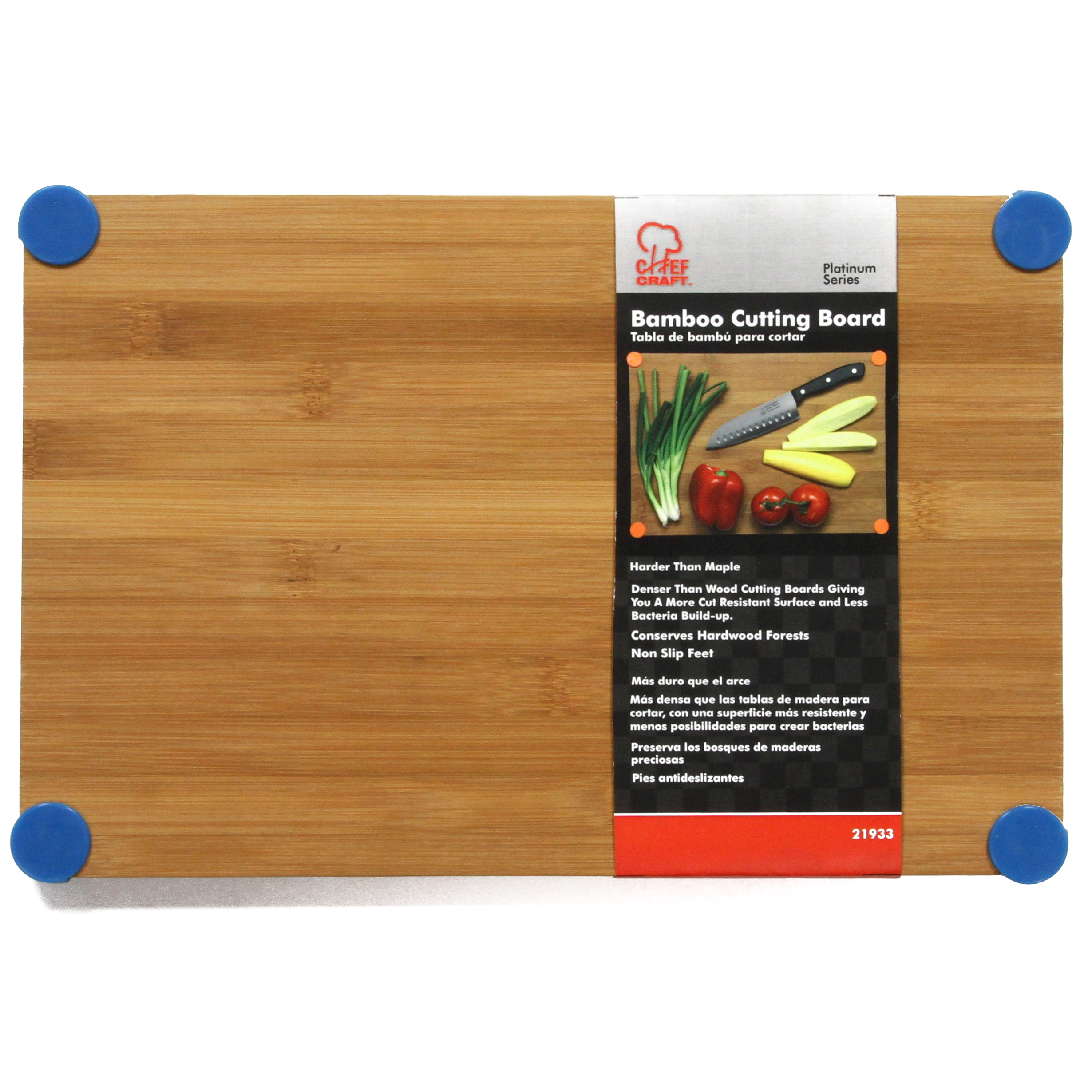BAMBOO Cutting Board  with Silicone Feet - Smalls