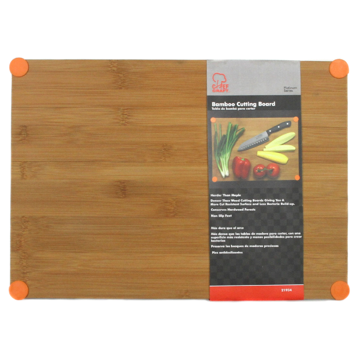 BAMBOO Cutting Board with Silicone Feets