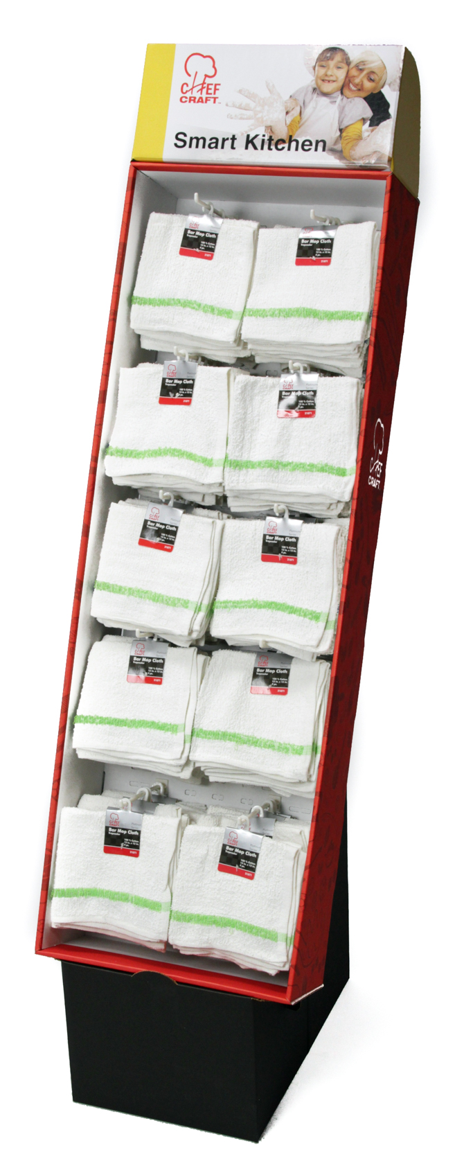 BAR Mop Cloths in Floor Display