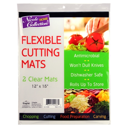 Cutting Mats - ClEar - 2-PaCks - NiColE HomE CollECtion
