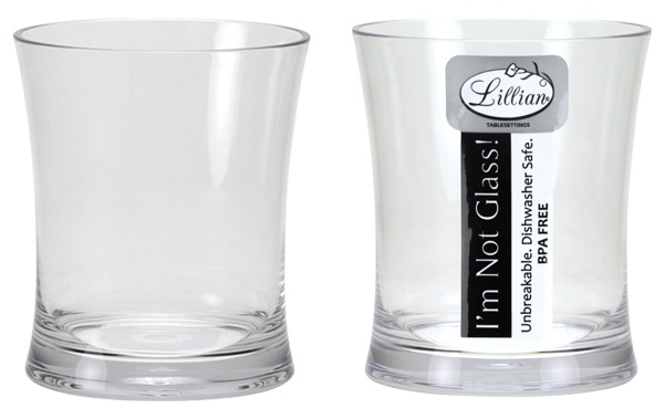 ACryliC - 10 oz. TumblEr - ClEar - 42-PaCks - Lillian