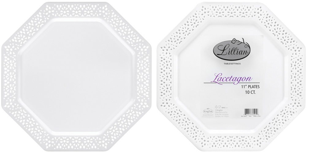 ''Lacetagon - 11'''' Plastic Plate - Lillian''
