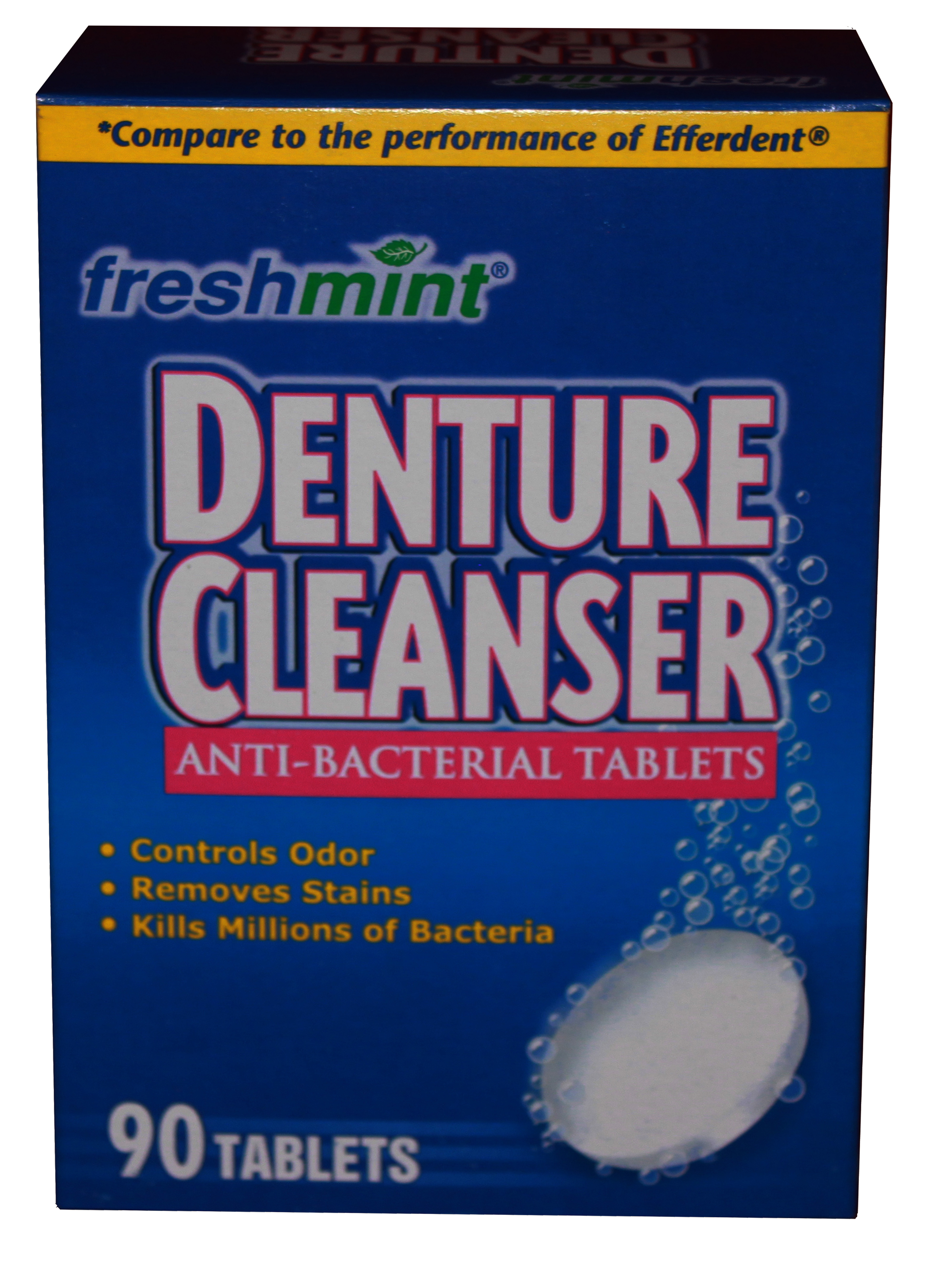 FreshMint Boxed Denture Cleanser TaBlets